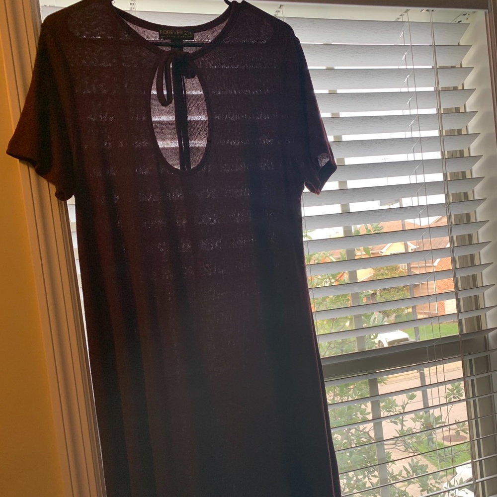 Burgundy Dress